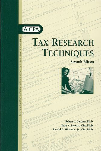 Tax research techniques