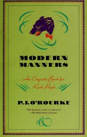 Modern Manners: An Etiquette Book for Rude People