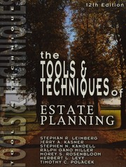 The Tools & Techniques of Estate Planning