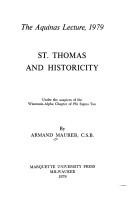 St. Thomas and historicity