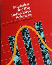 Statistics for the behavioral sciences