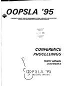 OOPSLA '95 Conference on Object-Oriented Programming Systems, Languages, and Applications : Conference Proceedings, Tenth Annual Conference