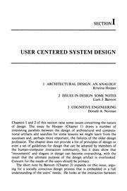 User Centered System Design: New Perspectives on Human-computer Interaction