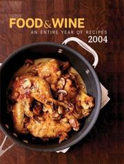 Food & Wine Annual Cookbook, 2004