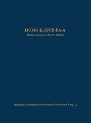 DUMU-E2-DUB-BA-A: studies in honor of Åke W. Sjöberg