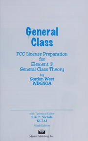 General Class 2015-2019 FCC Element 3 Amateur Radio License Preparation