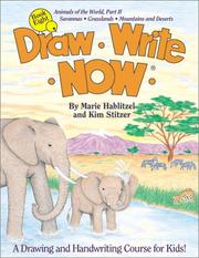 Draw Write Now, Book 8 Animals of the World, Dry Land Animals