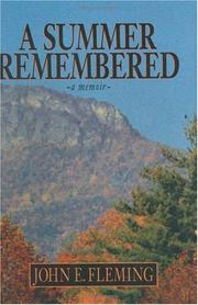 A Summer Remembered A Memoir