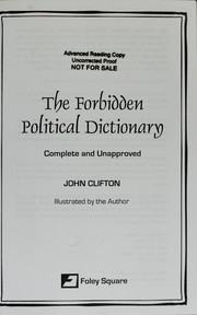 Forbidden Political Dictionary