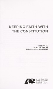 Keeping Faith With the Constitution
