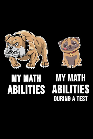 My Math Abilities My Math Abilities During a Test 6 X 9 Dotted Dot Grid Notebook for Engineers & Math Lover