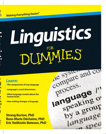 Linguistics For Dummies