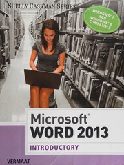 Microsoft® Word 2013, Introductory