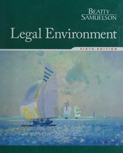 Legal Environment