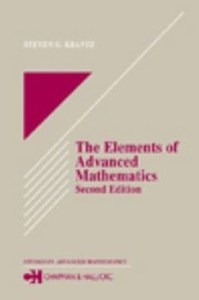 Elements of Advanced Mathematics Second Edition