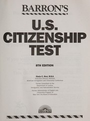 U.S. Citizenship Test (Barron's Us Citizenship Test)