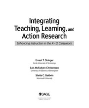 Integrating teaching, learning, and action research: enhancing instruction in the K-12 classroom