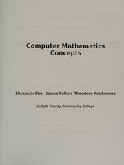 Computer Mathematics Concepts