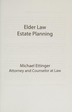 Elder Law Estate Planning