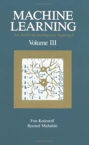Machine learning : an artificial intelligence approach