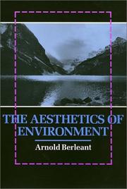 The Aesthetics of Environment