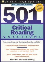 501 critical reading questions