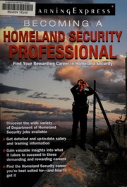 Becoming a homeland security professional
