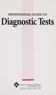 Professional Guide to Diagnostic Tests (Professional Guide Series)
