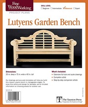Fine Woodworking's Lutyens Garden Bench