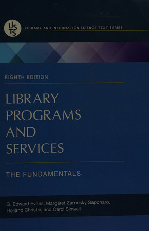 Library Programs and Services: The Fundamentals (Recent Titles in Library and Information Science Text Series)