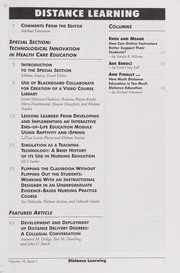 Distance Learning Vol 14 Issue 1
