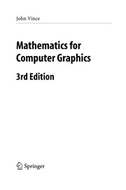 Mathematics for Computer Graphics (Undergraduate Topics in Computer Science)