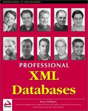 Professional XML Databases