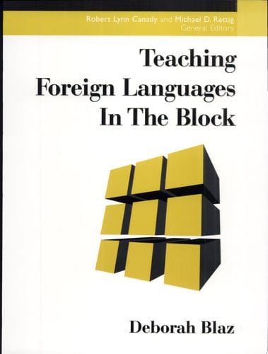 Teaching Foreign Languages in the Block (Teaching in the Block)
