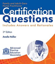 Family and Adult-Gero Nurse Practitioner Certification Questions
