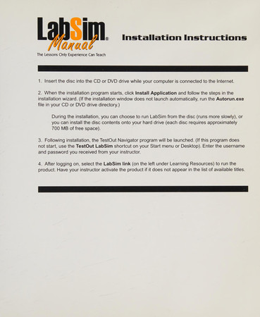 LabSim Manual "The Lessons Only Experience Can Teach" Linux