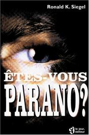 Etes-vous [parano?]