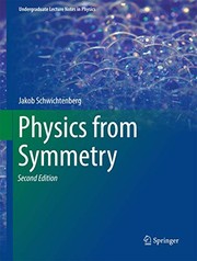 Physics from Symmetry (Undergraduate Lecture Notes in Physics)