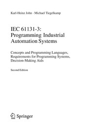 IEC 61131-3: Programming Industrial Automation Systems: Concepts and Programming Languages, Requirements for Programming Systems, Decision-Making Aids
