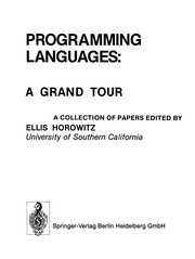 Programming Languages: A Grand Tour