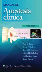 Manual de anestesia clínica