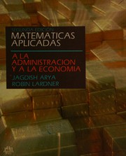 Matemáticas aplicadas a la administración y a la economía