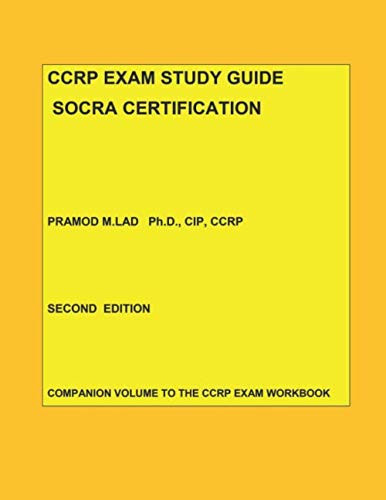 CCRP EXAM STUDY GUIDE : SOCRA CERTIFICATION